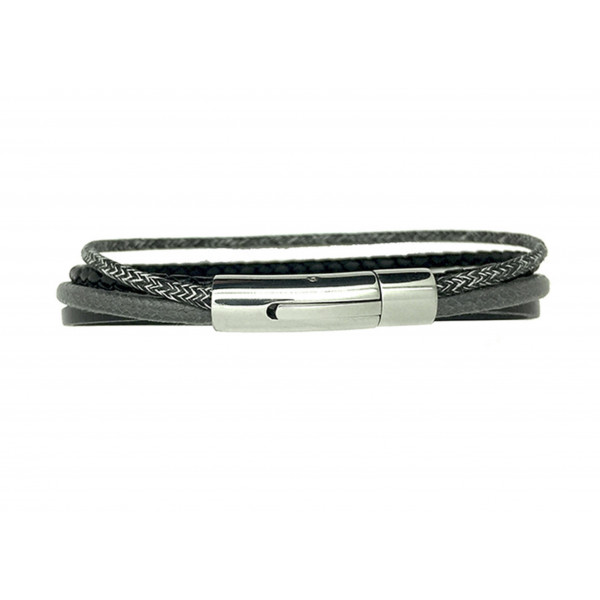 Bracelet homme en cuir Clic & mix - Loop