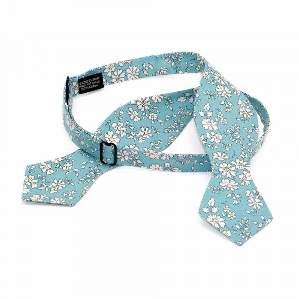 Noeud papillon Liberty Capel n sea green - Le Coq en Pap'