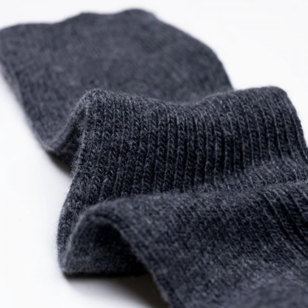 Chaussettes gris foncé en laine - BILLYBELT