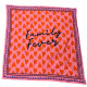 Foulard Jade coeur rouge