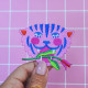 Patch thermocollant Tiger Pink Limistic