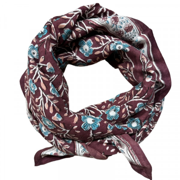 Foulard Bellis figue