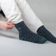 Chaussettes paillettes léopard vert / violet - Billybelt