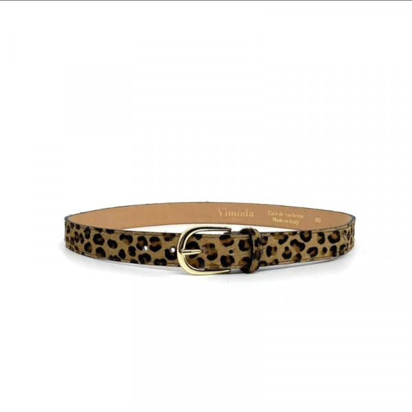 Ceinture leopard femme