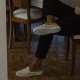 Mules beige fluo jaune