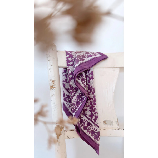 Foulard Dehli Lilas - So Family