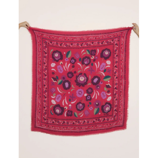 Foulard Balkans fuchsia - Maradji