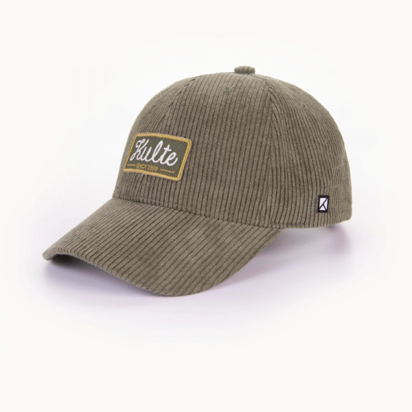 Casquette Stamped velours kaki - Kulte