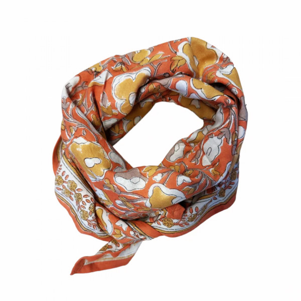 Foulard Cosmos rouille - So Family