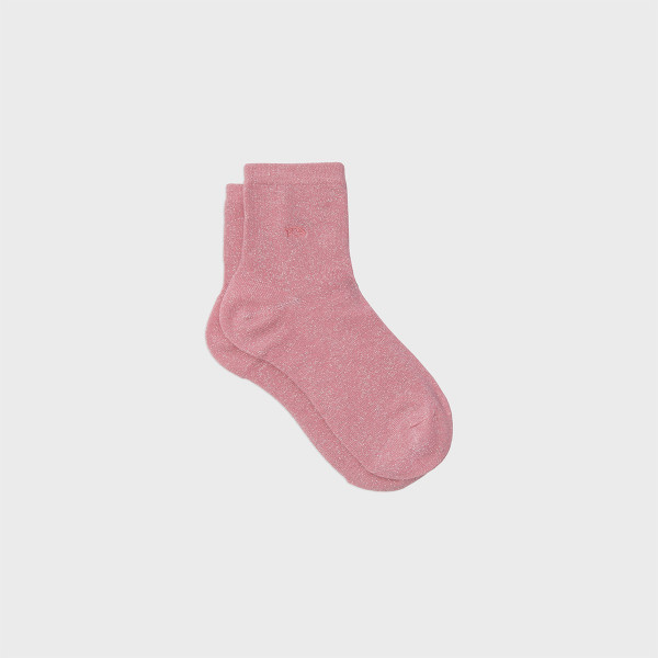 Chaussettes lurex rose pêche - Billybelt