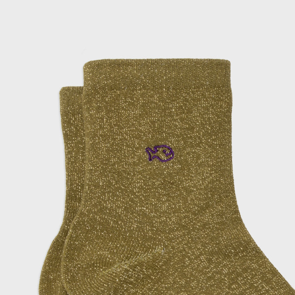 Chaussettes à paillettes vert olive - Billybelt