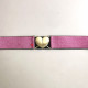 Ceinture rose pailletée