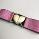 Ceinture rose pailletée