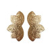 Boucles d'oreilles Eddie or bronze - Demisel