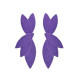 Boucles d'oreilles Iris Violet - Demisel