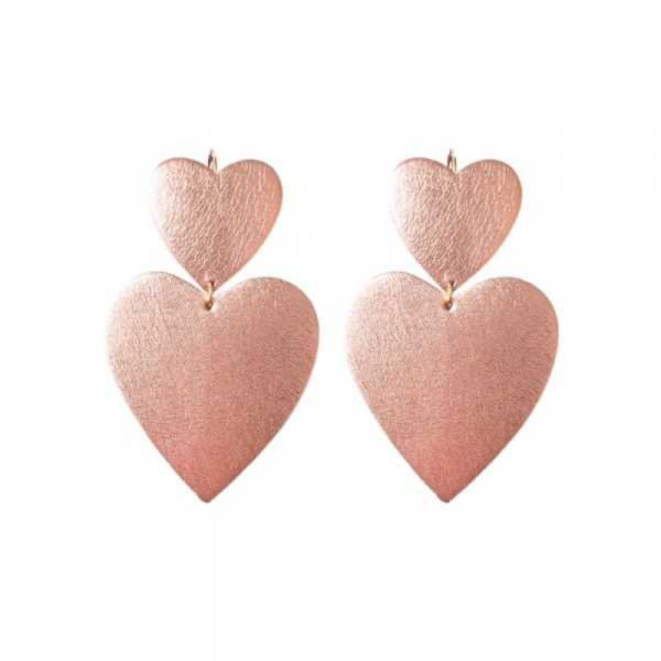 Boucles d'oreilles Romy rosegold - Demisel