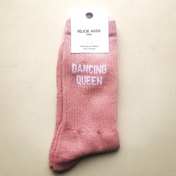 Chaussettes " Dancing queen " à paillettes - Félicie Aussi