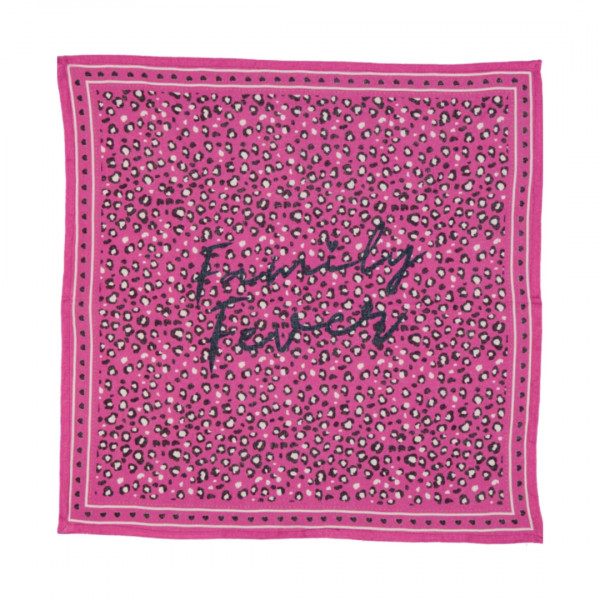 Foulard Jade léopard violet - Frangin Frangine