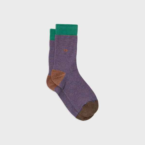 Chaussettes rayées Moka Matcha - Billybelt