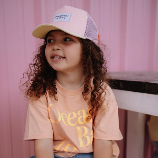 Casquette Mini Powder Pink "Cool Kids Only " - Hello Hossy