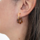 Boucles d'oreilles Alba blanches - Numette